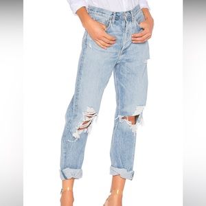 AGOLDE Distressed 90s Mid Rise Jeans